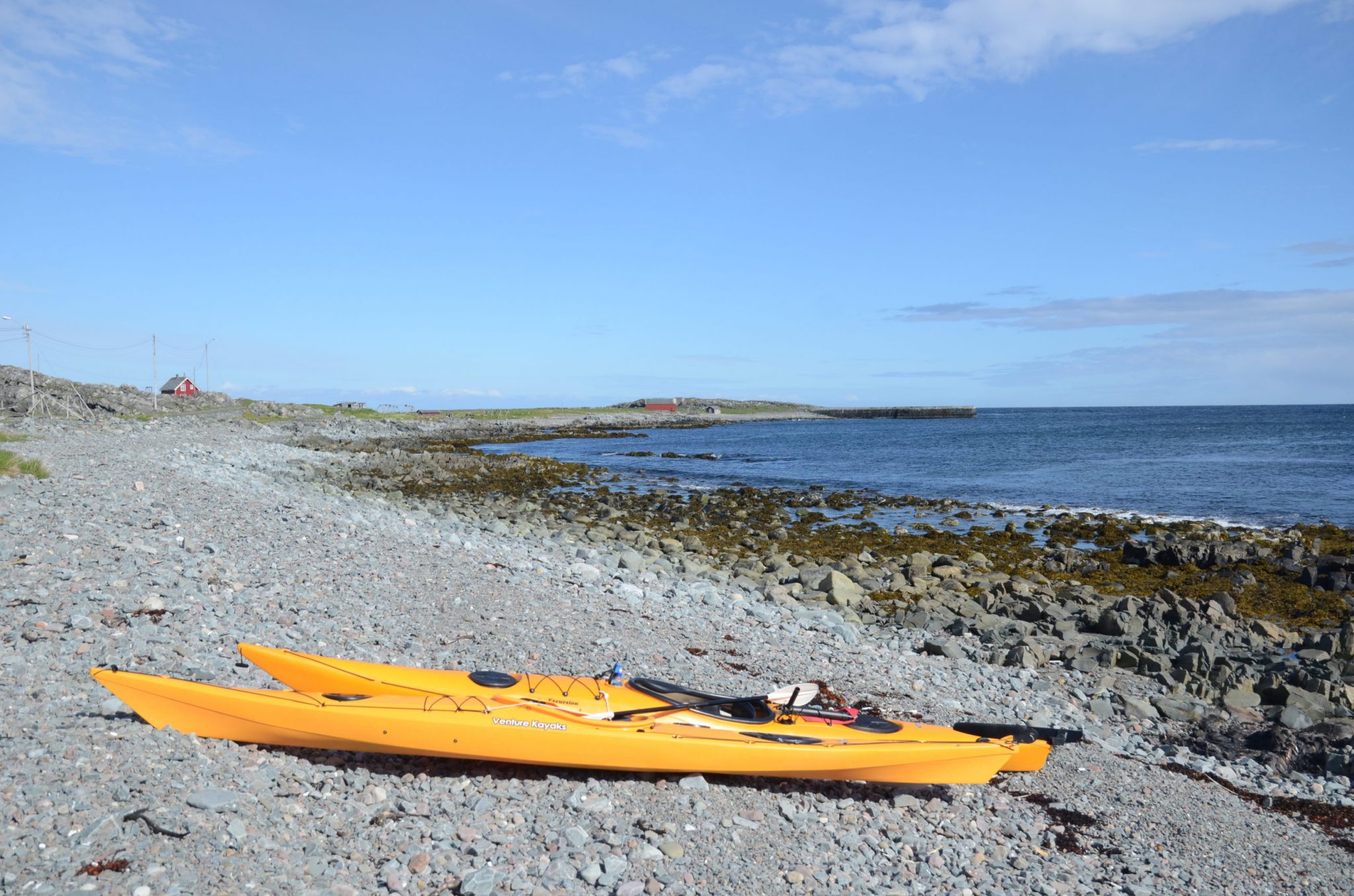 Til Hamningberg, ytterst på Varangerhalvøya, hadde et par padlere funnet veien.