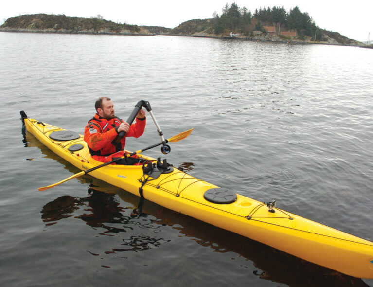 Enkel el-motor til kajakk