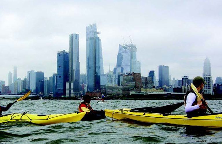 I kajakk på Hudson River