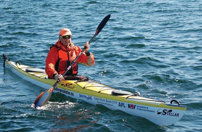 715 kilometer ned Yukon River!