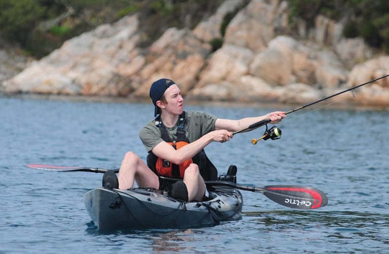Stabil fiskeplattform