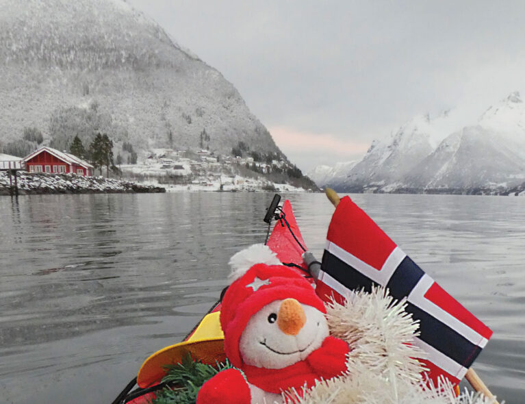 Padling i den kalde, fine årstiden