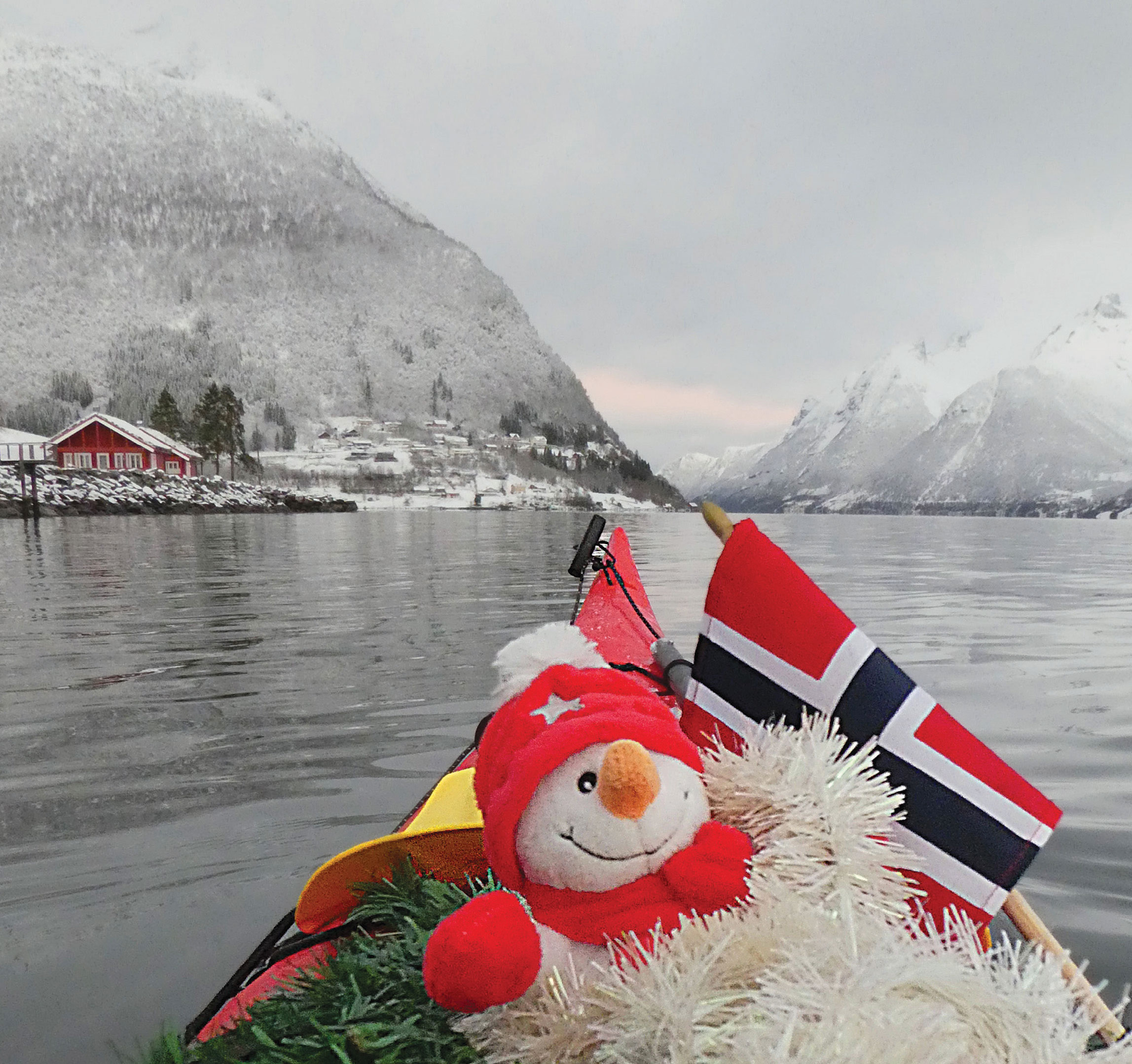 Padling i den kalde, fine årstiden