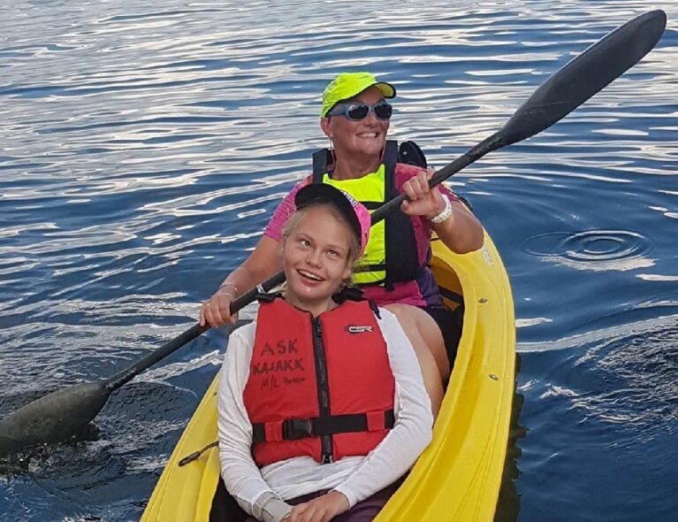 Parapadling i Asker skiklubbs kajakkgruppe!