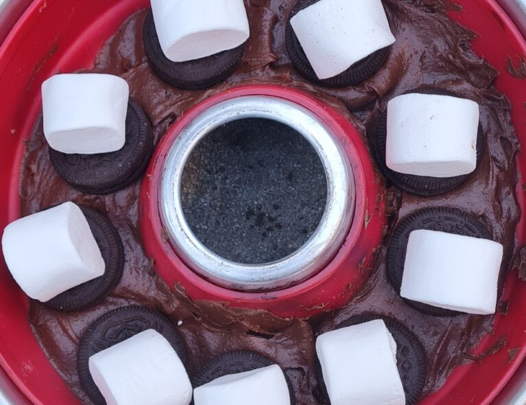 Lasagne til middag og en stylet brownie til dessert!