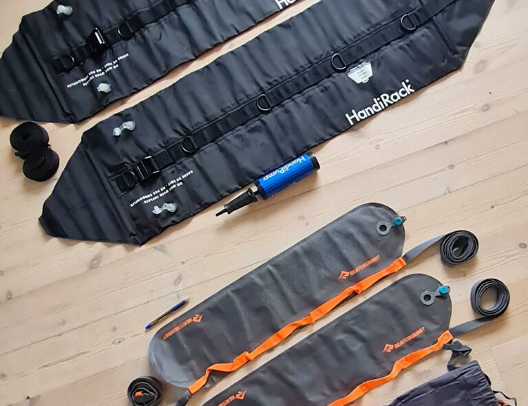 TEST: Oppblåsbare takstativ for kajakktransport!