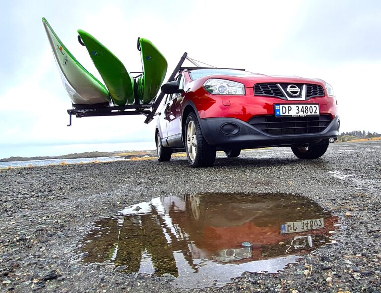 Får man tre kajakker på Dropracks?