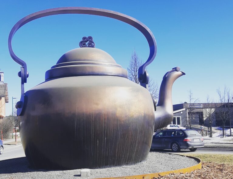 Om litt er kaffen klar