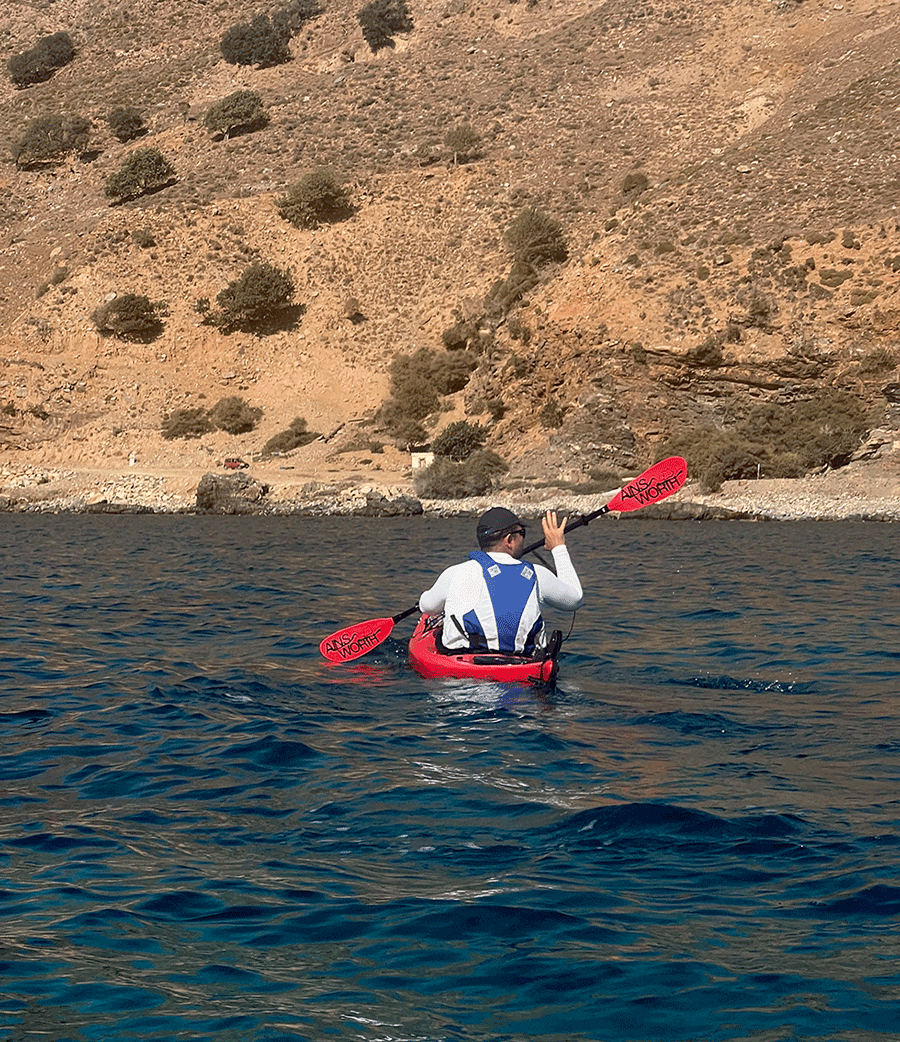 Varm opplevelse: Å padle på Kreta er en opplevelse en kan leve lenge på. 