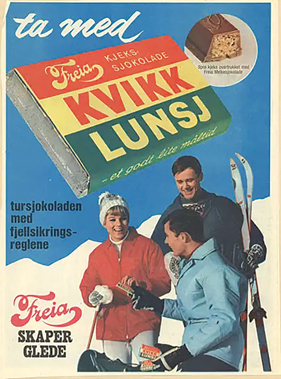 Kvikk tradisjon: Kvikk Lunsj er mer enn en sjokolade – den er en del av norsk kulturarv og turglede.